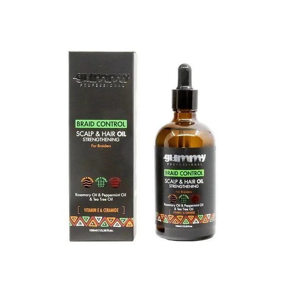 Frasco de Óleo Capilar e do Couro Cabeludo Gummy 100ML