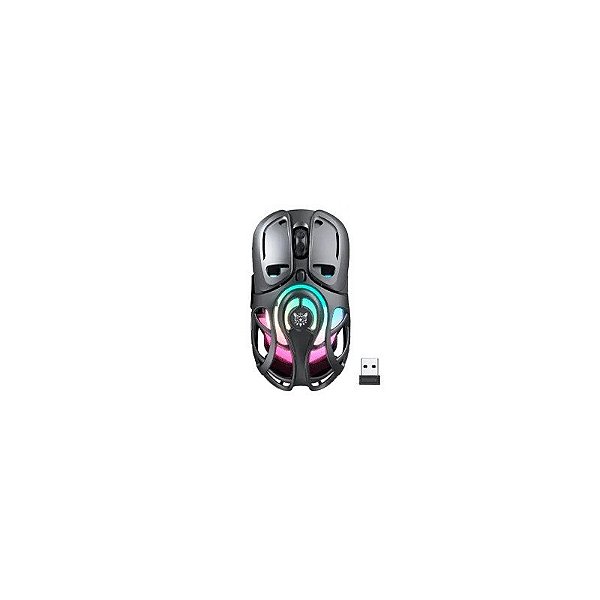 Mouse Gamer Onikuma DM02 Wireless / Bluetooth / RGB - Cinza