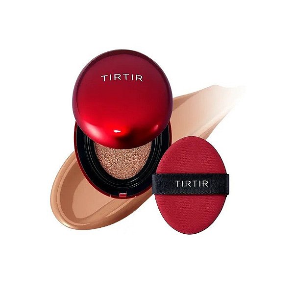 Base Tirtir Mask Fit Base Cushion Vermelha - 34C Âmbar