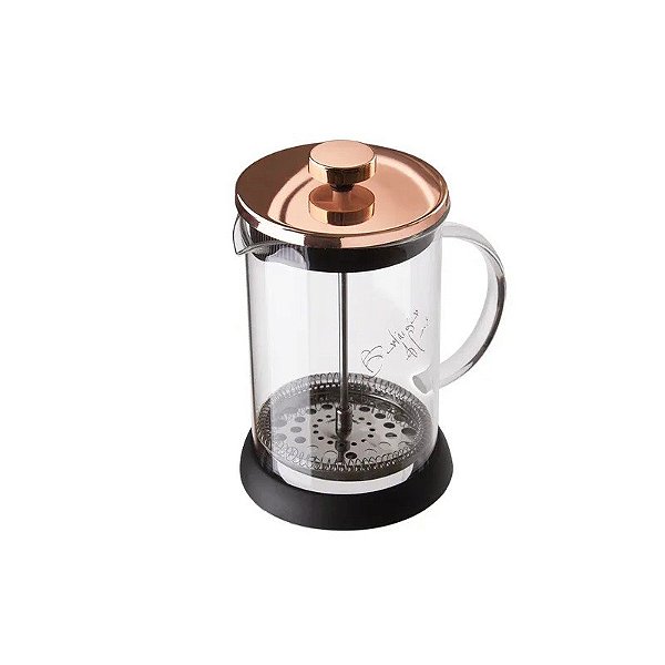 Cafeteira Francesa 600ML Ouro Rosa Berlinger Haus