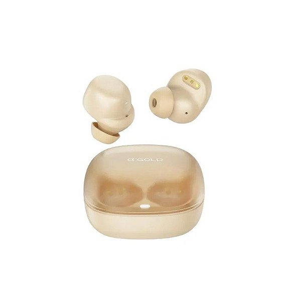 Fone de Ouvido A'Gold FN-B47 BT Enc Mini - Dourado