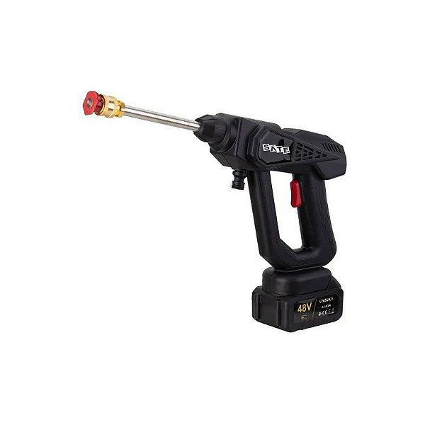 Lavadora de Pressão Satellite A-ML8107 - Sem Fio - Recarregável - Preto