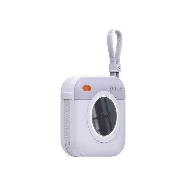 Carregador Portátil G-Tide Multi X1 10000MAH Roxo Sem Fio
