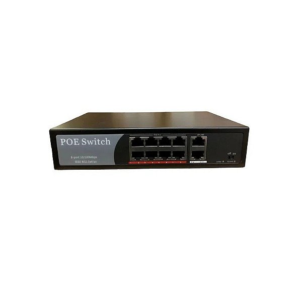 F. Switch 08POE 120W 10/100MBPS 8*100M+2*100M PM-R10-8FE