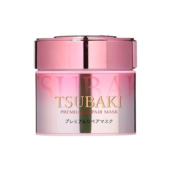 Pote de Máscara de Tratamento Tsubaki Premium Repair Pink 180G