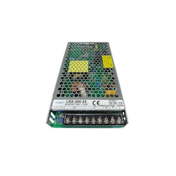 Fonte Centralizadora 24V 8.3A 211W LRS-200-24 Bivolt Iuron