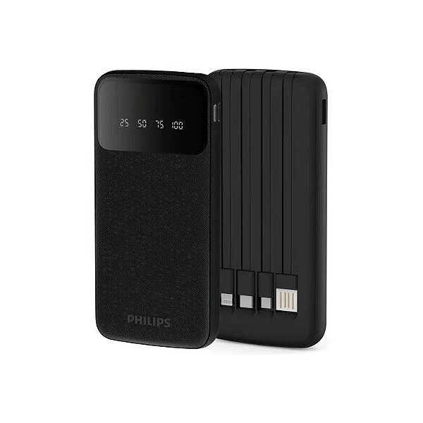Carregador Wireless Philips DLP7710 10000mAh - Preto