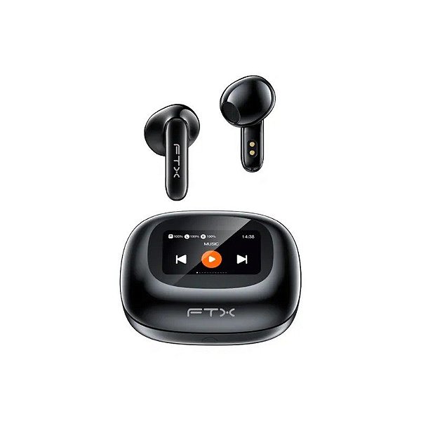 Fone de Ouvido Ear FTX E97L-BK BT/Mic/Touch/IPX6 Preto 124702