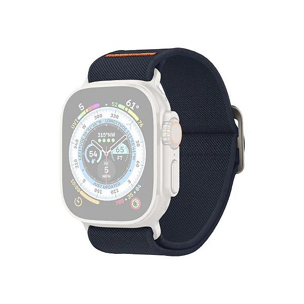 Pulseira de Nylon Spigen para Apple Watch Lite Fit Ultra AMP05984 42/44/45/49 MM - Azul Marinho