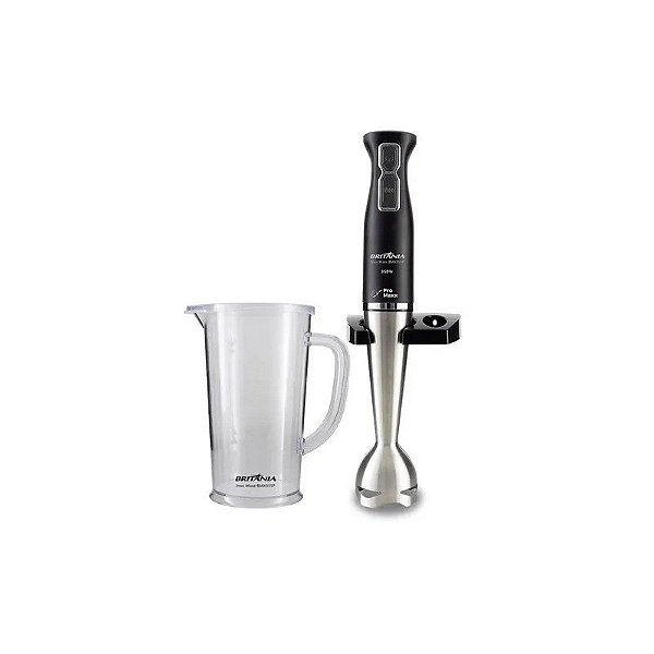 Misturador Britânia Inox Maxx BMX355P - 350W - 110V - Prata e Preto