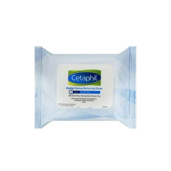 Lenço Demaquilante Cetaphil Sensitive Skin (25 Unidades)