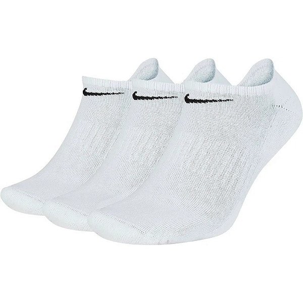Meias Nike Sock No Show SX7673-100 (3 Pares)