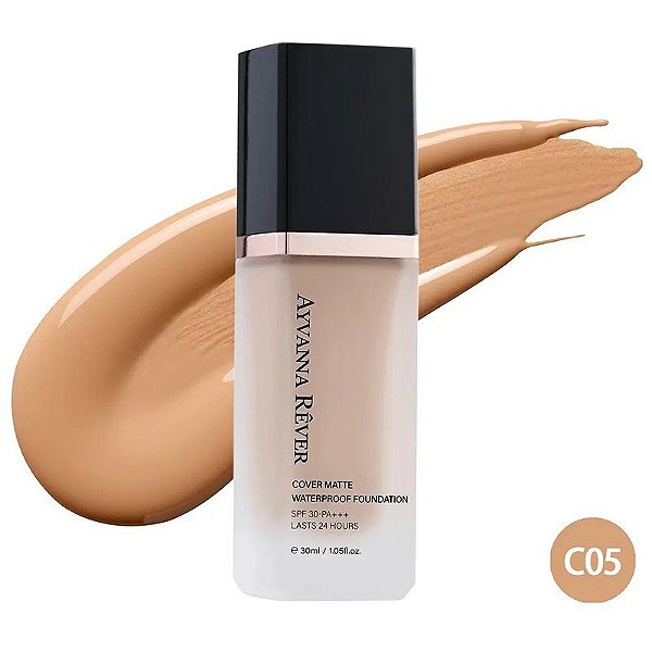 Base Líquida Ayvanna Rêver Cover Matte FPS30 C05 - 30mL