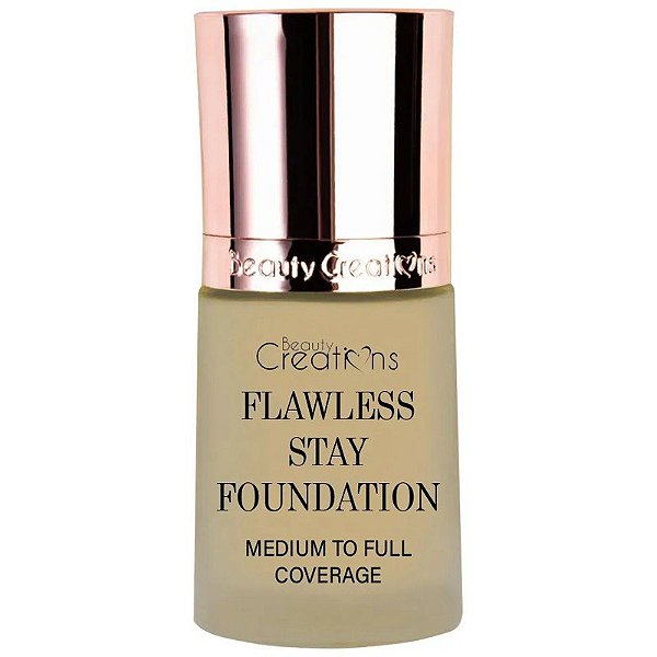 Base Líquida Beauty Creations Flawless Stay Cobertura Média a Alta FS 6.5 - 30mL