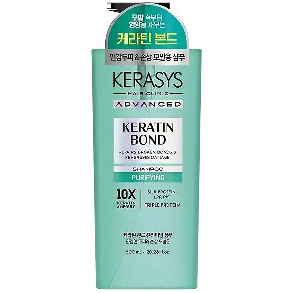 Xampu Kerasys Advanced Keratin Bond Purifying - 600mL