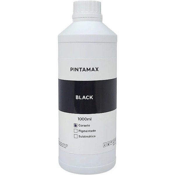 Tinta para Impressora Pintamax Corante 1L - Preto
