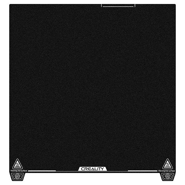 Placa de Construção Epóxi para Impressora 3D Creality K2 Plus 370x370mm - Preta