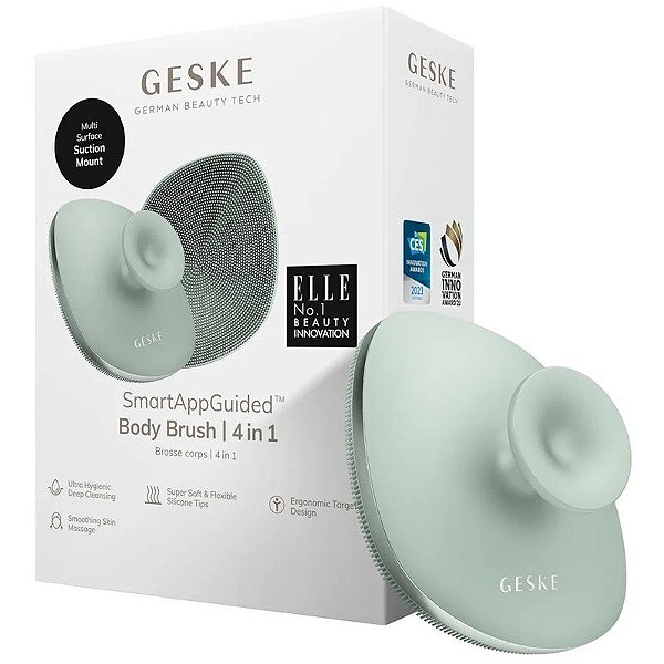 Escova Corporal GESKE Body Brush 4 em 1 - Verde