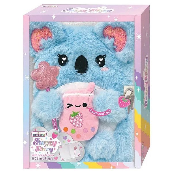 Agenda com Cadeado Hot Focus Fuzzy Diário - 250KO