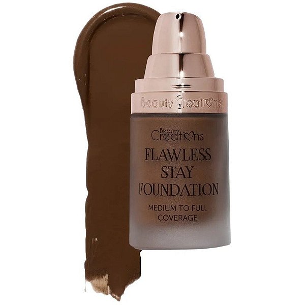 Base Líquida Beauty Creations Flawless Stay Médio a Cobertura Total | FS12.5 - 30mL