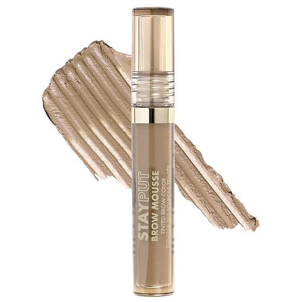 Máscara para Sobrancelhas Milani Stay Put Brow Mousse 100 Taupe - 3mL