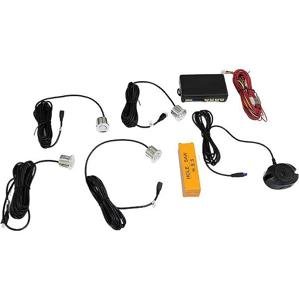 Sensor de Estacionamento Frontal Motor One M1 CRS8500F Chrome (4 peças)