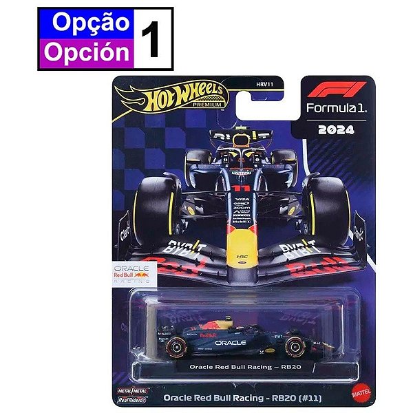Carros HotWheels Fórmula 1 Mattel - HRV11 (Vendido por Unidade)