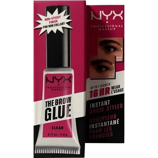 Fijador para sobrancelhas NYX The Grow Blue Transparent TBG01 - 5g