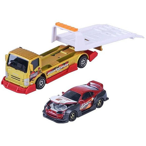 Jogos de Carrinhos Isuzu NPR + Toyota Supra JAZ80 Majorette - 85-0410-3000 (2 unidades)