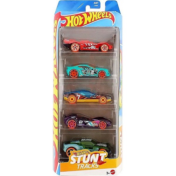 Jogo de Carrinhos Hot Wheels Pista de Manobras Mattel - JBJ81 (5 unidades)
