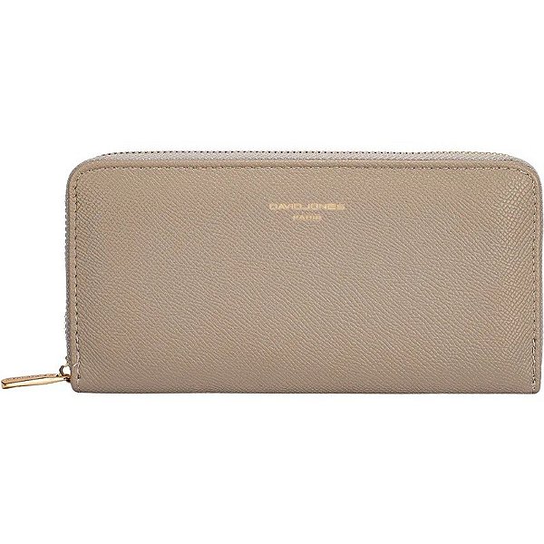 Carteira David Jones P160-510 Feminina - Marrom Taupe Quente