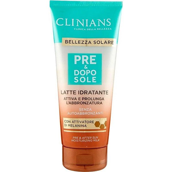 Creme Corporal Clinians Pre & After Sun - Leite Hidratante - 200mL