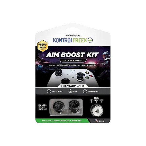 Kit de Grip para Joystick Kontrolfreek 6204-XBX Aim Boost para Xbox - Preto Galáctico