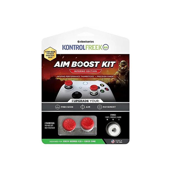 Kit Grip para Joystick Kontrolfreek 6152-XBX Aim Boost para Xbox - Inferno