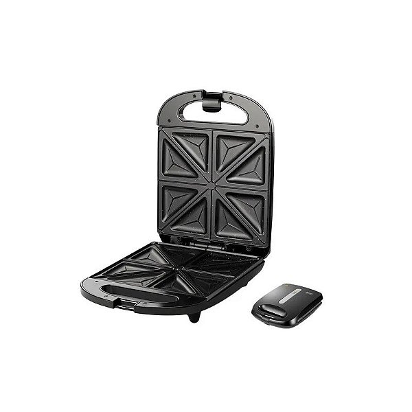 Sanduicheira Raf R.2581S - Preto - 4 Unidades - 220V