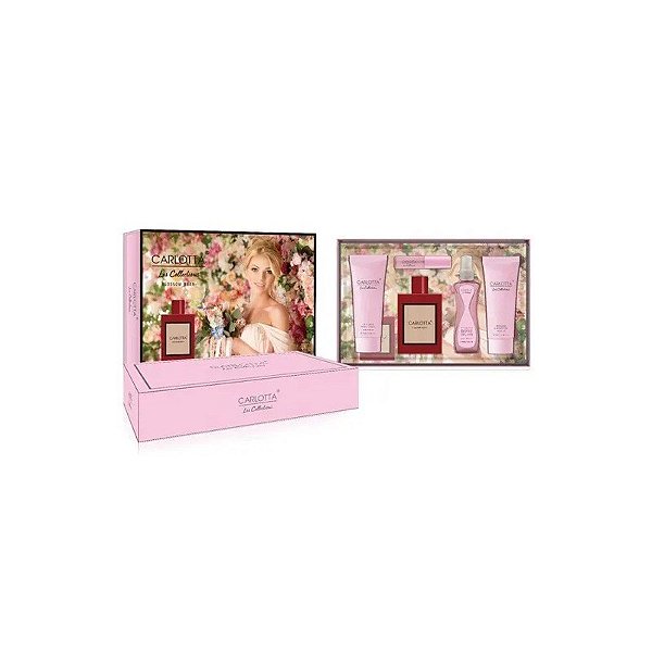 Kit Perfume Feminino Carlotta Blossom Mean 5 Peças
