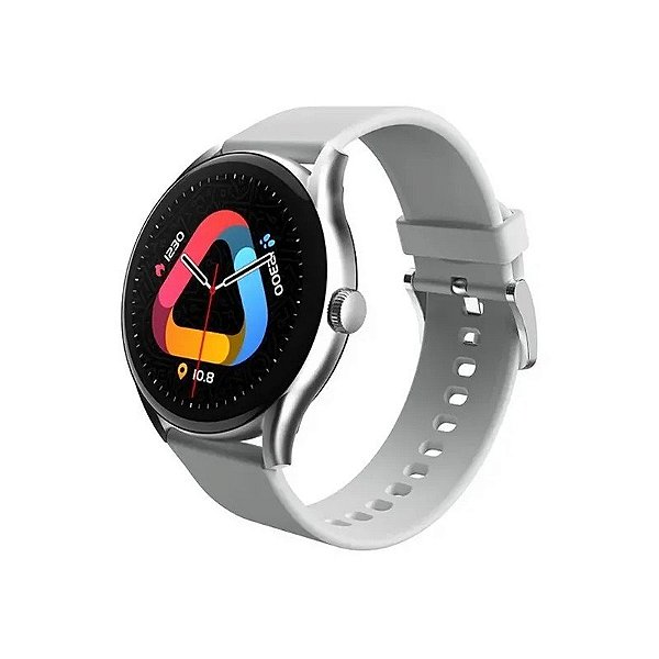 Relógio QCY Watch GT WA23S8A com Bluetooth - Frost Gray