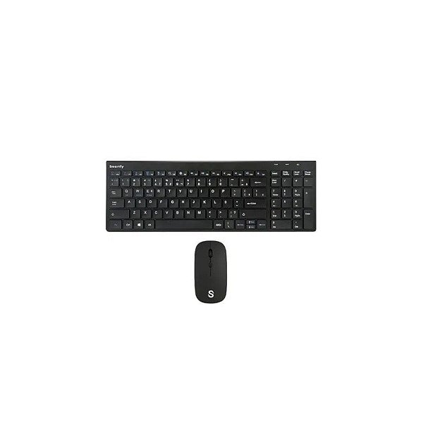 Kit Mouse com Fio/BT Smartfy TW01B Tecnológico - Português