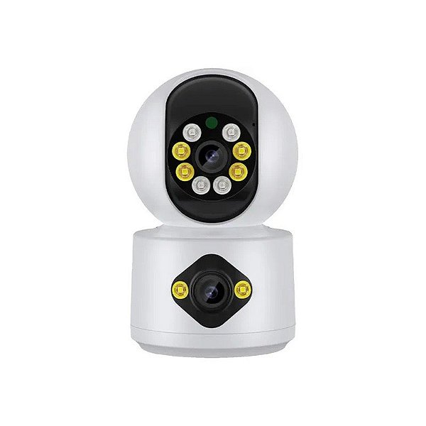 Câmera de Segurança IP Wifi Inteligente IPD-01 - FHD /4MP - 355° - Branco