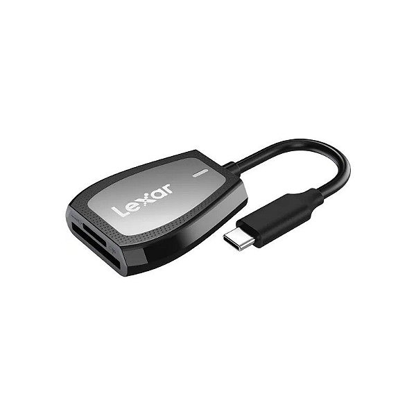 Leitor de Cartão Lexar Professional RW470 Dual Slot USB-C - Preto (LRW470U-RNHNG)