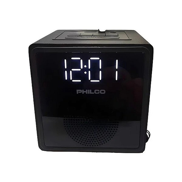 Rádio Relógio Philco PAR-3206 - Preto