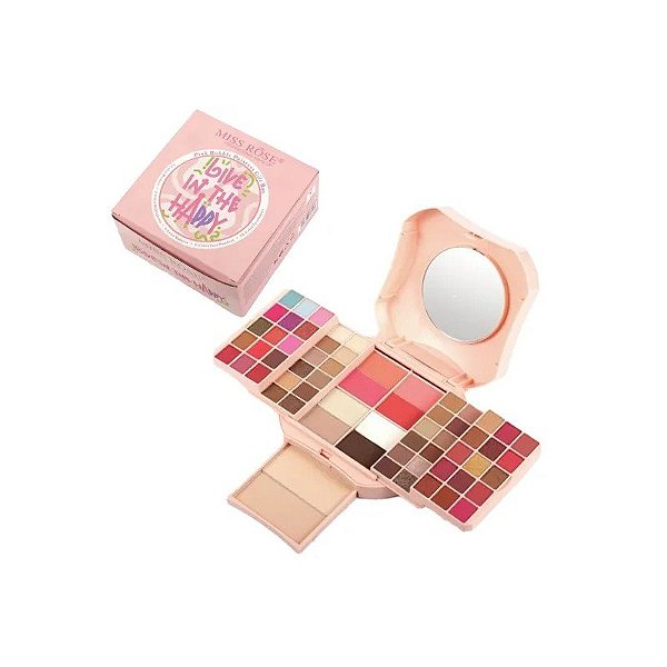 Kit de Maquiagem Miss Rose Live In The Happy