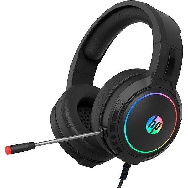 Fone de ouvido Gamer HP DHE-8006 com microfone - Preto (caixa feia)