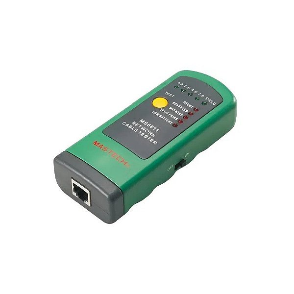Testador de Cabo de Rede Mastech MS-6811