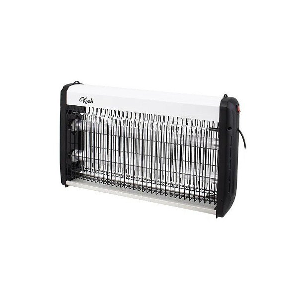 Mata Mosquitos Krab KBMIE150 - 15W - 2 Lâmpadas UV - 110V - Branco e Preto