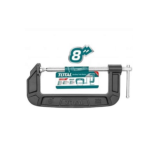 Prensa Sargento G Total THT13186 Braçadeiras G de 20 cm