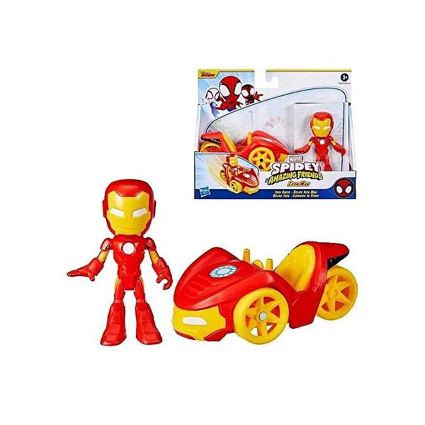 Brinquedo do Homem de Ferro e Seu Veículo Hasbro Marvel