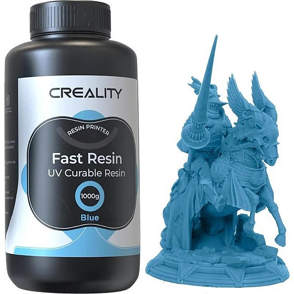 Resina Curable para impresora 3D Creality Fast 1000g - Blue