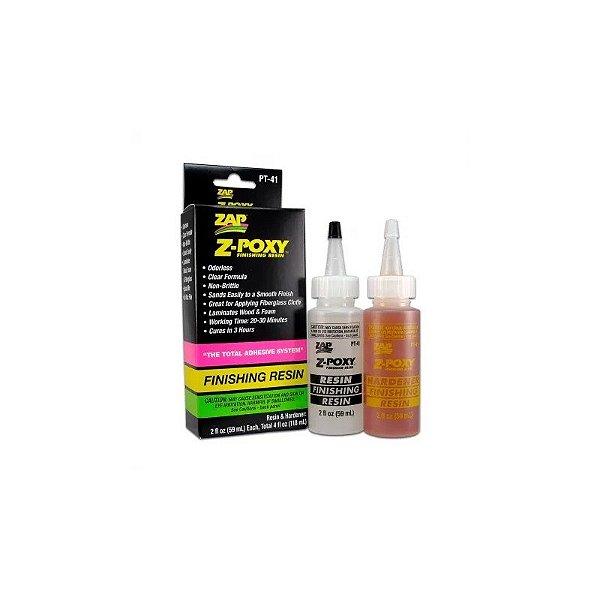 Resina de Acabamento Cola Zap Z-Poxy 118ml PT-41