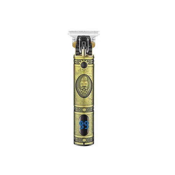 Máquina de Cortar Cabelo VGR V-228 LCD Barba / Cabelo Dourada